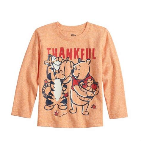 Disney Winnie The Pooh Baby Boy Thankful Tigger Pooh Shirt 12m