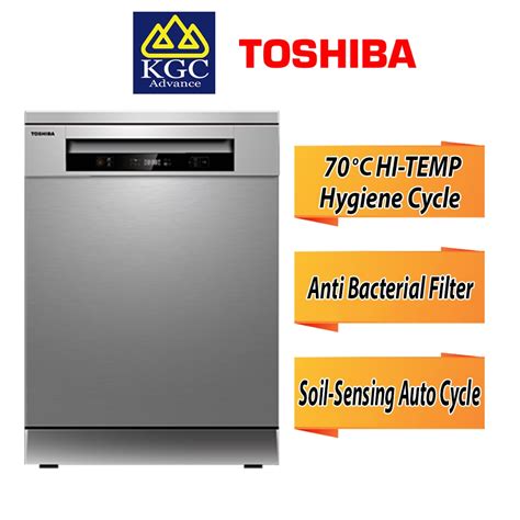 Toshiba Free Standing Dishwasher Place Setting With Dual Wash Zone