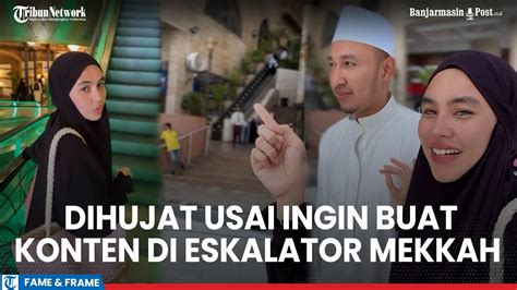 Kartika Putri Dihujat Lagi Usai Ingin Buat Konten Di Eskalator Masjidil