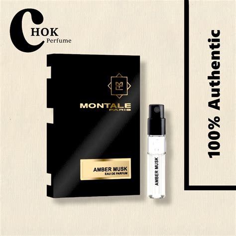 Montale Amber Musk EDP 2ml Perfume Sample Vial U Lazada