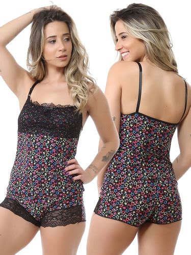 Baby Doll Pijama Liganete Renda Kit Atacado F Brica