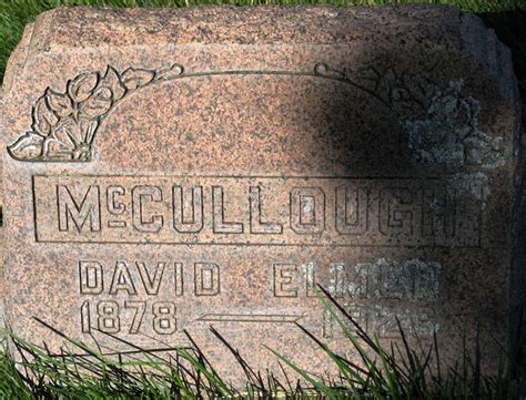 David Elmer McCullough 1878 1926 Homenaje De Find A Grave