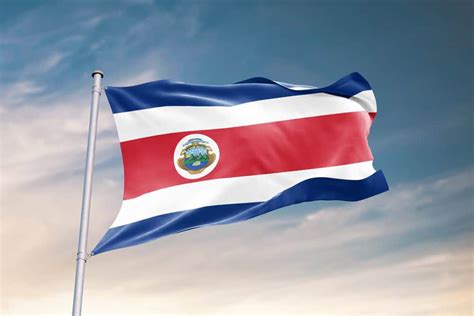 What Does The Costa Rica Flag Represent Colors Shield And History