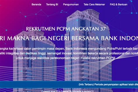 2 Cara Cek Hasil Administrasi PCPM BI 2022 Secara Online