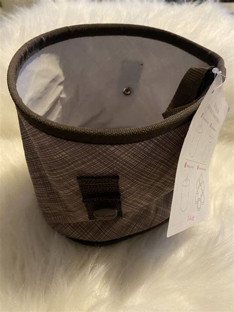 Thirty One Oh Snap Bin A Taupe Cross Pop New With Tags No Bag Ebay