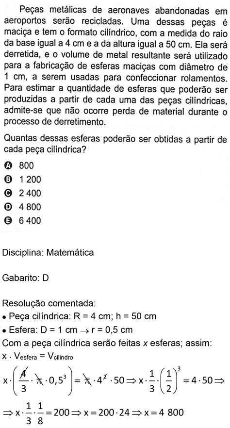 Questão ENEM 174 Azul ENEM 2022 FTD Resolve