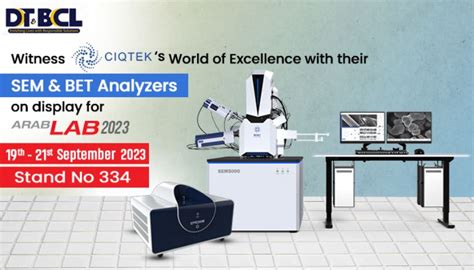 CIQTEK At ArabLab 2023SEM BET Analyzers Await