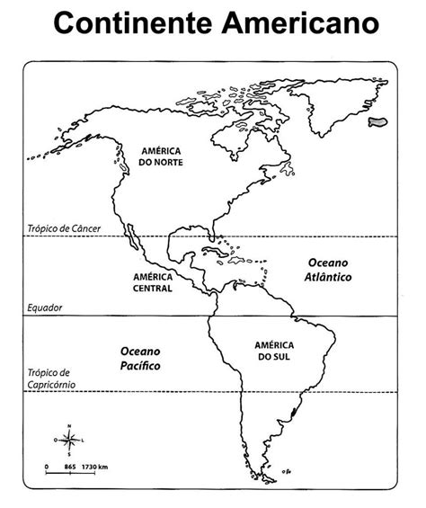 10 Mapas Do Continente Americano Para Colorir E Imprimir Atividades Com Mapas