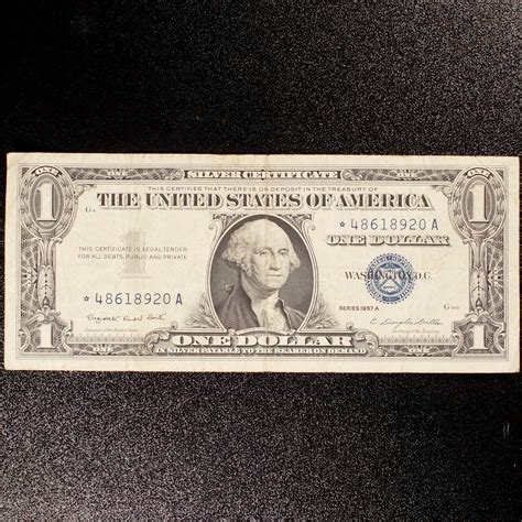 1957 A $1 Silver Certificate Star Note - Numismax