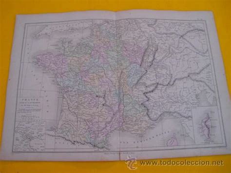 Antiguo Mapa Old Map France Divis E En Gouvernements By Drioux