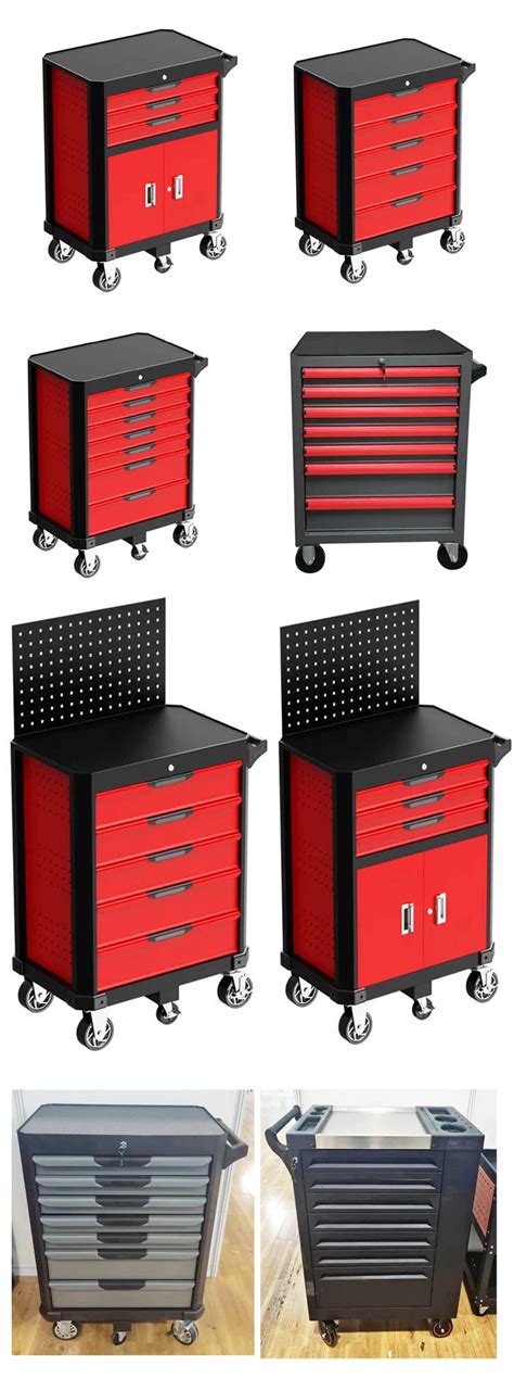 Heavy Duty Professional Movable Tool Trolley Chest Workshop Garage