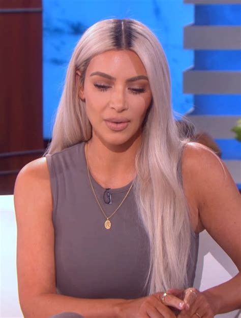 Pinterest Deborahpraha Kim Kardashian Platinum Hair Style Blonde