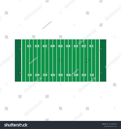 Football Field Sports Stadium Grass Field Stock Illustration 2165826613 ...