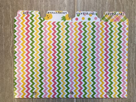 Planner Sticker Binder Set Mini Binder Dividers Mini | Etsy