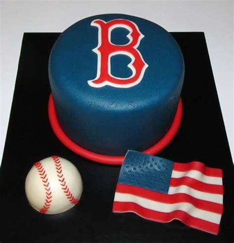 Boston Red Sox Cake Peace Love Sugar