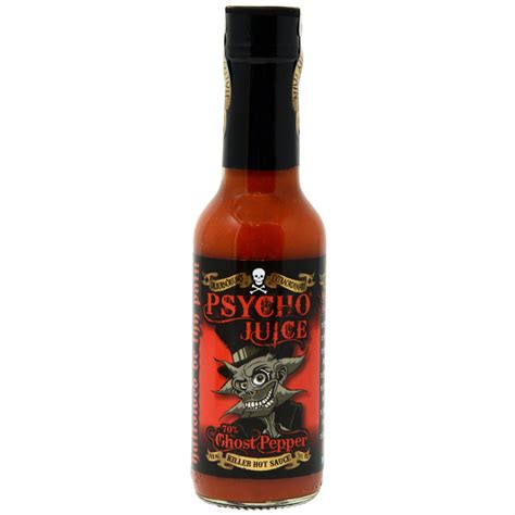 Psycho Juice 70 Ghost Pepper Hot Chilli Sauce C Cazaar
