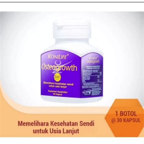 Jual KONILIFE Osteogrowth Isi 30 Kapsul Kesehatan Sendi Shopee