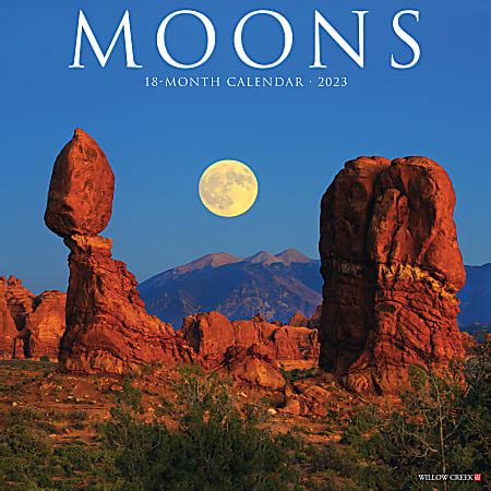 Willow Creek Press Scenic Monthly Wall Calendar 12 X 12 Moons January