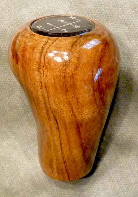 Custom Wood Gearshift Knobs