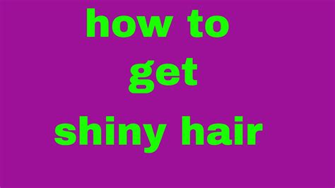 How To Get Silky And Shiny Hair At Home In Hindi Youtube