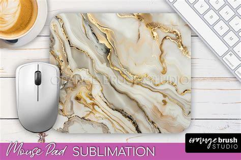 Marble Texture Mouse Pad, 3D Marble Mousepad (4077466)