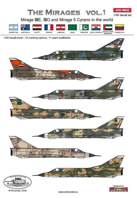 Armycast Acd48033 Mirage Iiieiiio And Mirage 5 Cyrano In The Wor