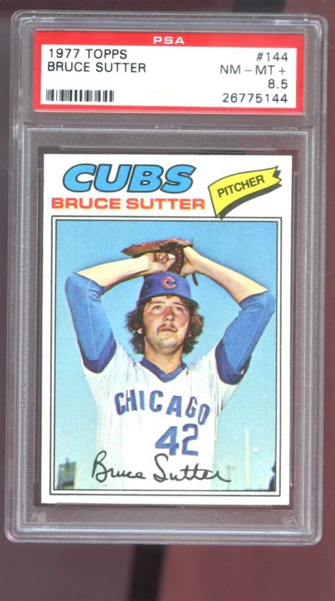 Topps Bruce Sutter Rookie Rc Psa Graded Baseball Card