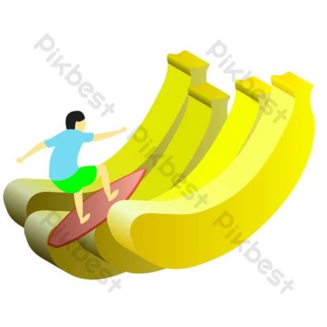 Gambar Png Pisang Elemen Grafis Ai Unduhan Gratis Pikbest