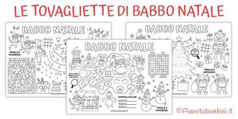 600 Disegni Di Natale Da Colorare Babbo Natale Natale Tovagliette