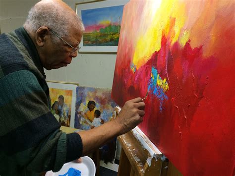 Johnny Johnson And The Tale Of The Okra Paintings Focus By Henderson