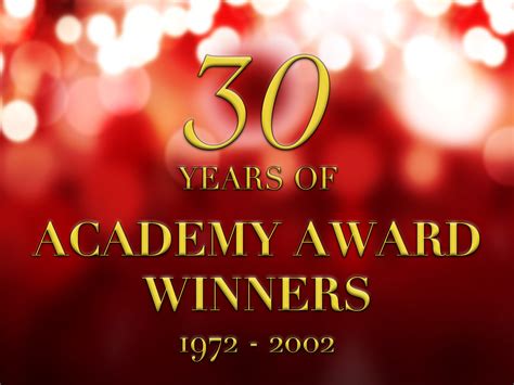 Prime Video: Academy Award Winners: Thirty Years of Winners