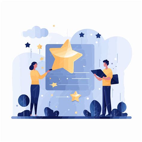 User Experience Feedback Flat Vector Illustration | Premium AI