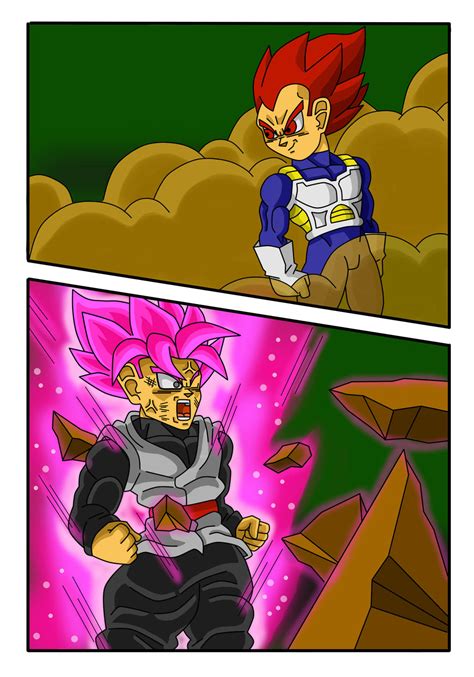 Vegeta Vs Goku Black By Caelblottaramos On Deviantart