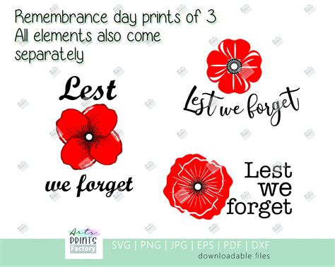 Remembrance Day SVG Digital Download File for Silhouette and - Etsy UK