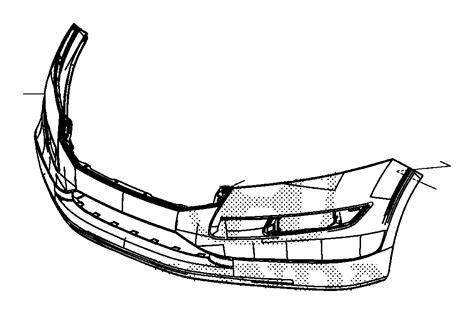 Honda Crosstour Face Fr Bumper Dot Body Front 04711 TP6 A91ZZ