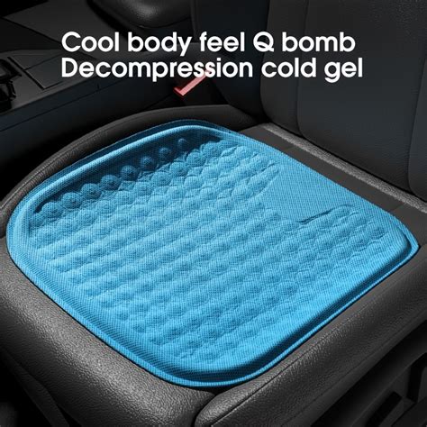 Car Seat Cushion Summer Cooling Pad Single Piece Honeycomb Gel