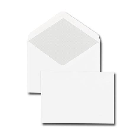 Boîte de 500 enveloppes blanches c6 114x162 80 g m² gommées gpv La Poste