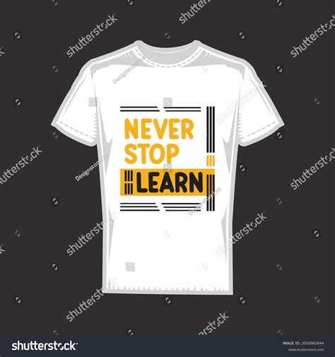 Typography Tshirt Design Template Layout Stock Vector Royalty Free