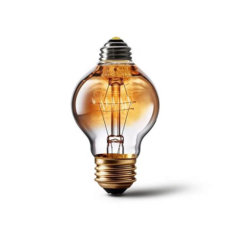 Premium AI Image | Light bulb product photography white background