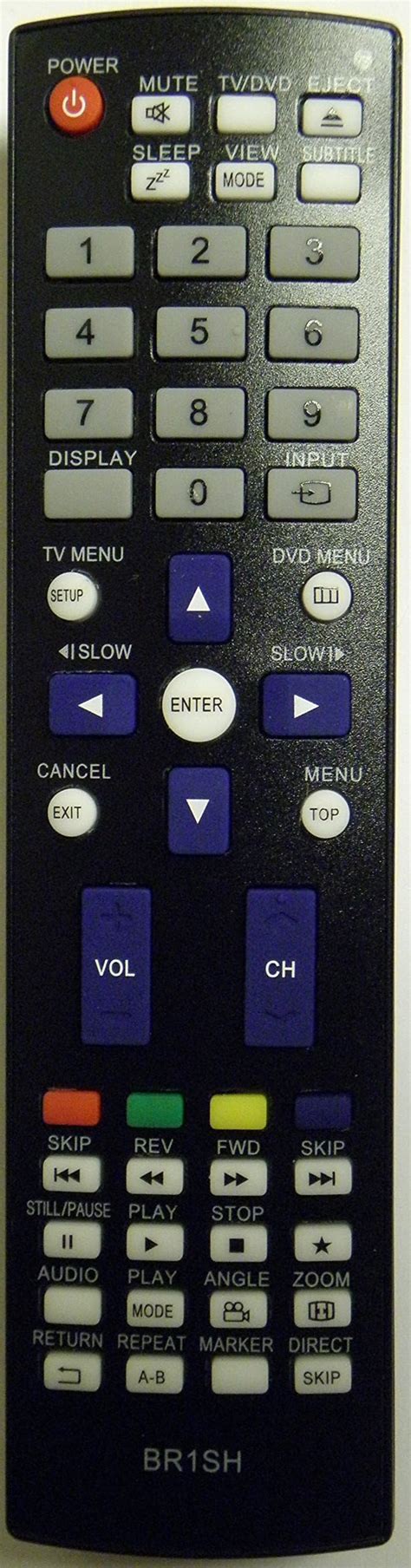 Amazon Replacement For Sceptre Tv Dvd Combo Remote Control