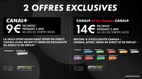 Promo Mycanal Canal Mois Pendant Deux Ans Igeneration