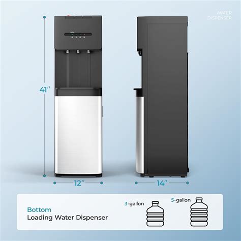 EUHOMY Self-Cleaning Bottom Loading Water Dispenser WC003-X3U ...