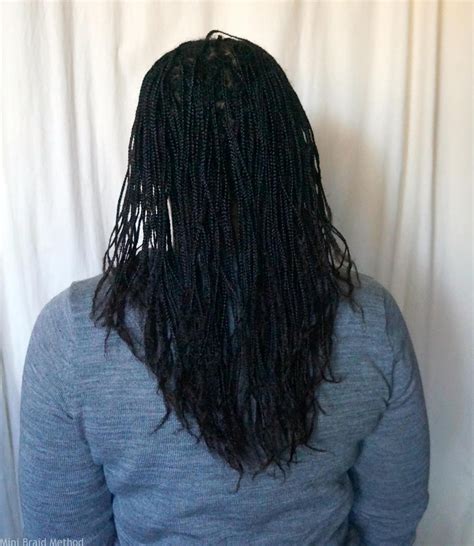 mini braids feb   mini braid method