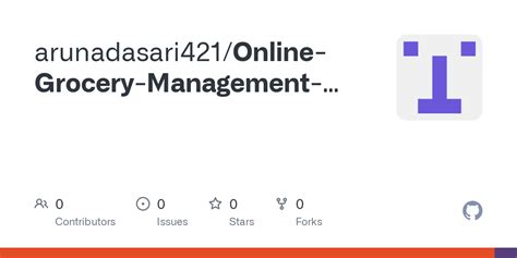 Github Arunadasari Online Grocery Management System