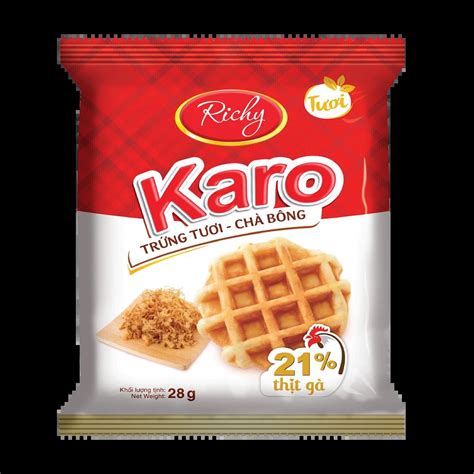 Bánh Karo Trứng Chà Bông 156G (26G X 6 Gói)