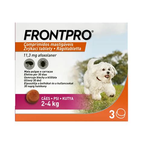 Frontpro 11 mg bolha kullancs elleni tabletta kutyának 2 4kg