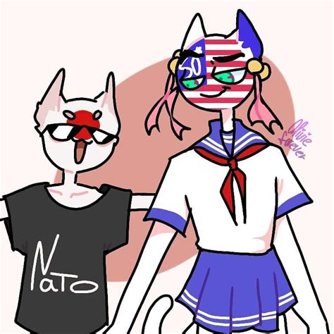 USA X Japan Countryhumans