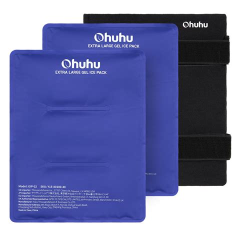 Ice Packs For Injuries Ohuhu Pack Xl Reusable Ice Packs With Wrap X Hot Cold Gel Ice