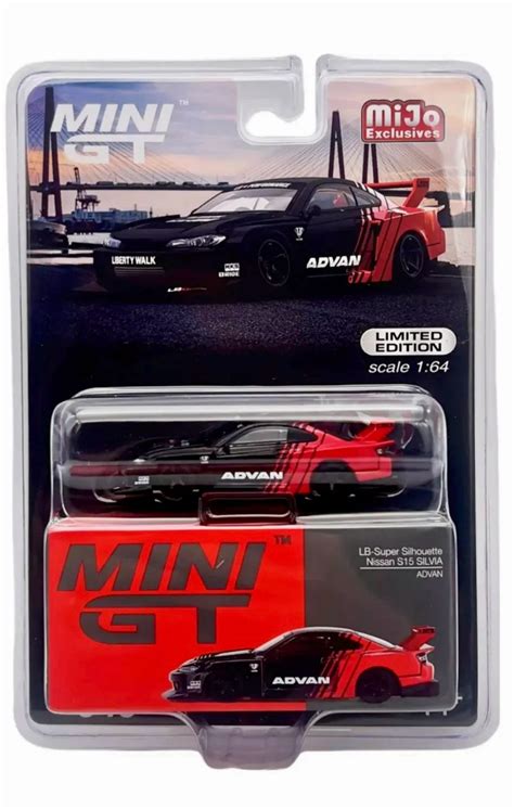 649 MINI GT Nissan LB Super Silhouette S15 Silvia ADVAN Blister