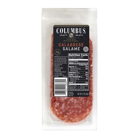 Columbus Sliced Calabrese Salame - Shop Meat at H-E-B